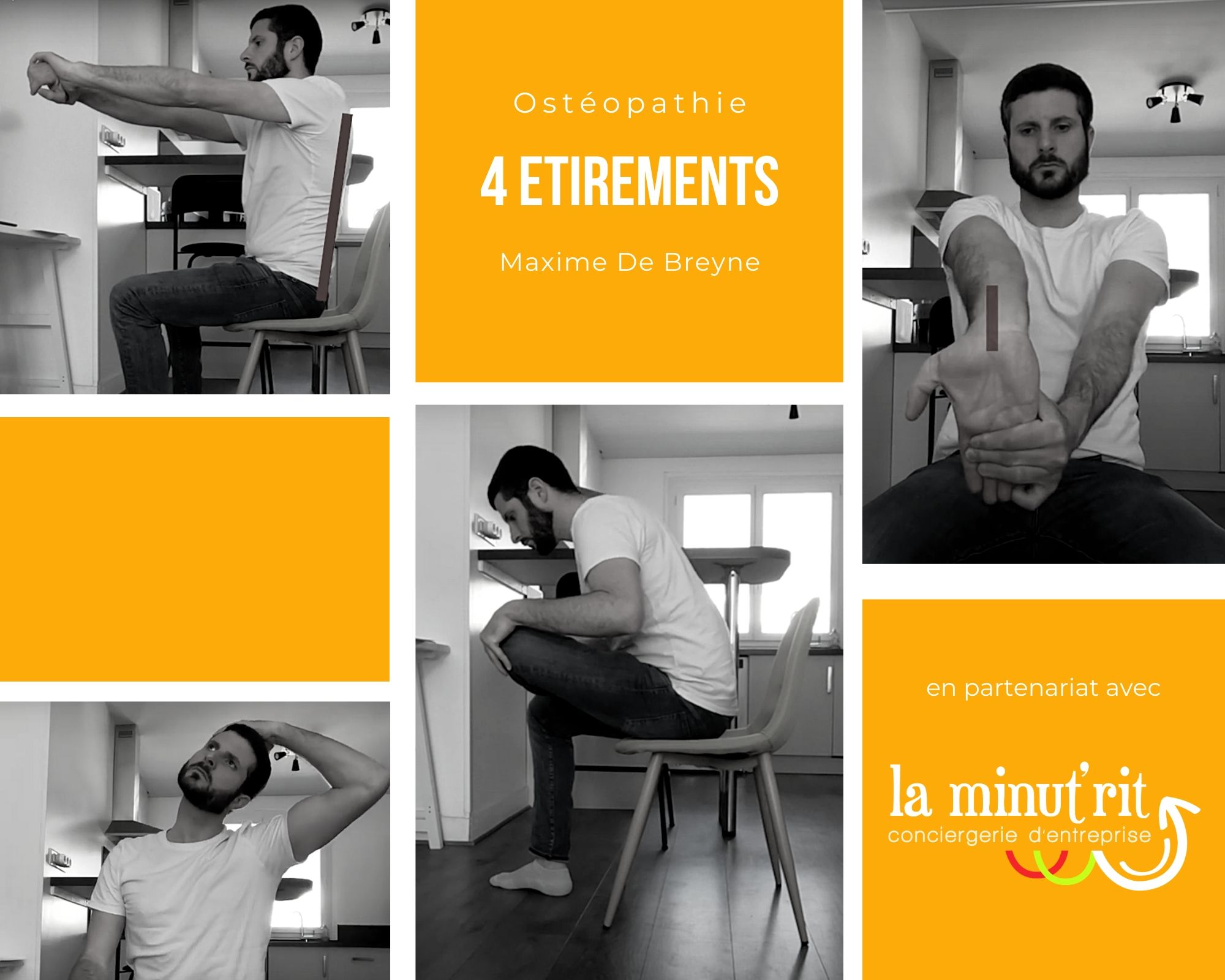 4 étirements recommandés par notre ostéopathe