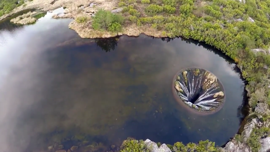 Hiver : Le lac de Covao Dos Conchos en février