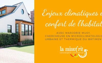 Enjeux climatiques et confort de l’habitat