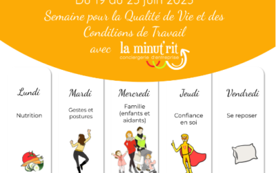 Notre planning pour la semaine de la Qualité de Vie et des Conditions de Travail 2023